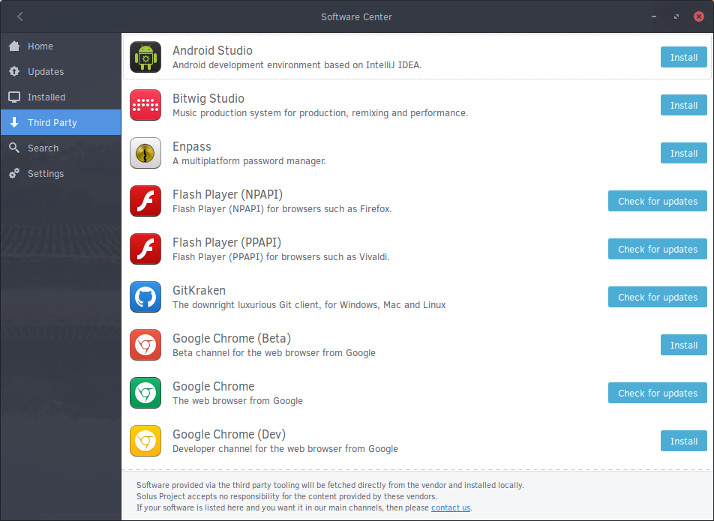 Solus Sc V15 Third Party