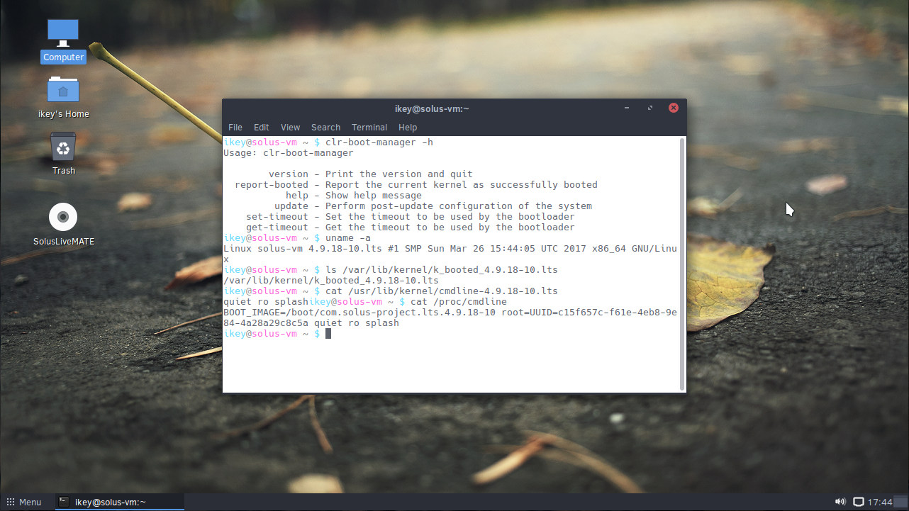 clr-boot-manager now available in Solus